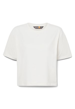 Timberland SHORT SLEEVE TEE - Basic T-shirt - vintage white