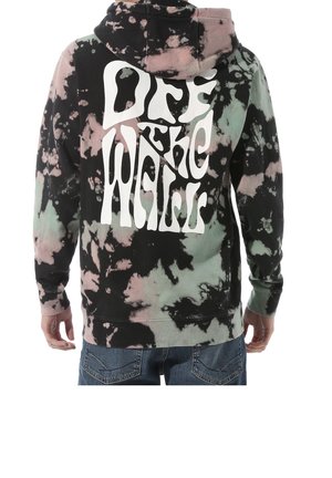 Jersey con capucha - mottled black