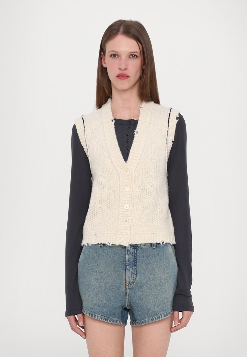 Zadig & Voltaire - KARRY - Vest - ecru, Forstør