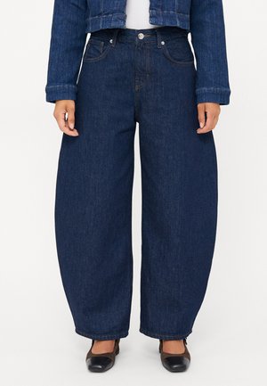 ONLTAYLOR RINSE BARREL - Jeans relaxed fit - dark blue denim