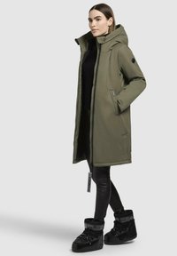 khujo Winter coat - light moss green