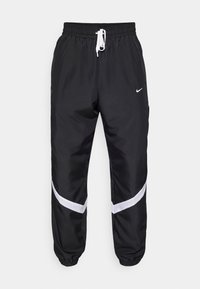 ICON  - Tracksuit bottoms - black/white