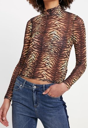 Langarmshirt - brown