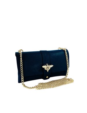 DrachenLeder TOSCANTO  - Clutch - dunkelblau