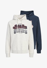 Unausgewählt, white melange/navy blazer