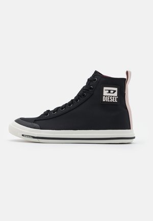High-top trainers - black
