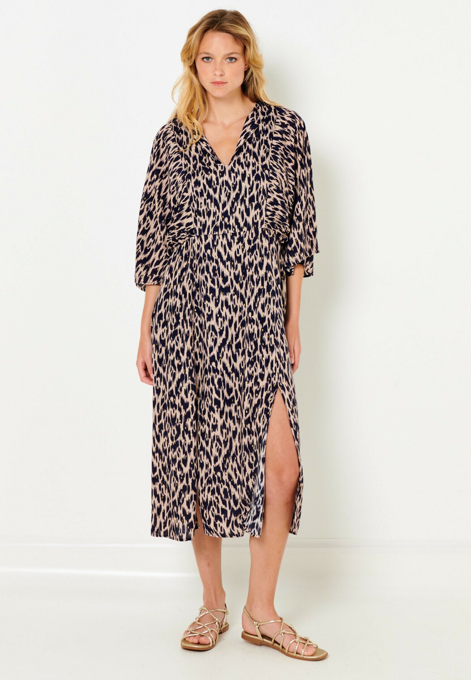 camaieu robe leopard