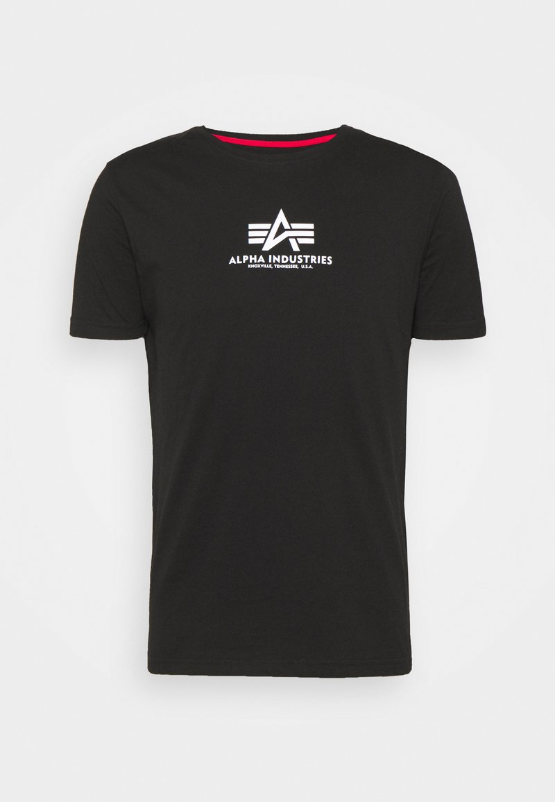 alpha industries T-shirt print zwart