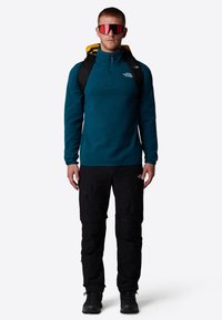 The North Face GLACIER 1/4 ZIP - Suéter de forro polar - midnight petrol