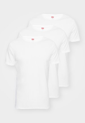 CLASSIC SOLID CREW 3 PACK - Undertröja - white