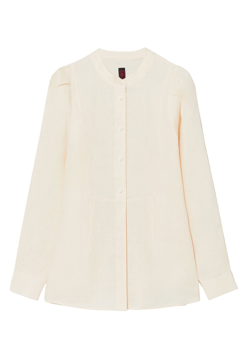 Stefanel Overhemdblouse wit Stefanel Overhemdblouse wit