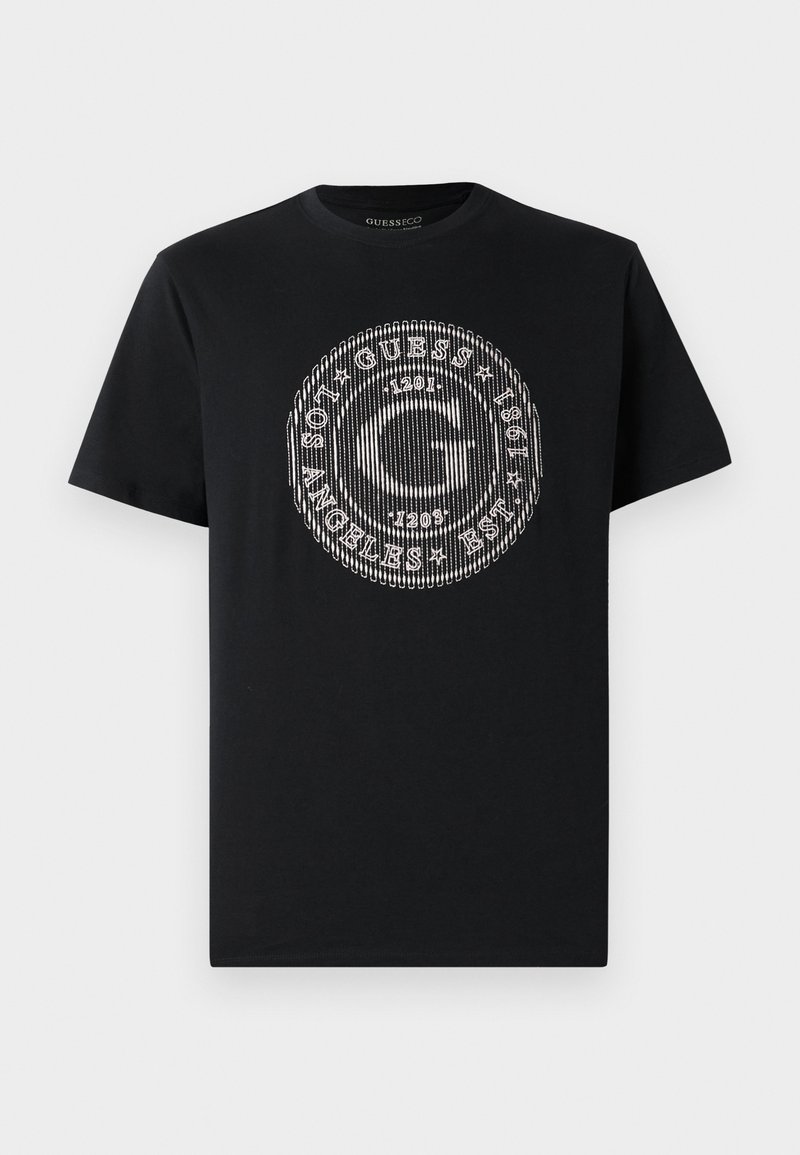 Guess T-shirt print zwart