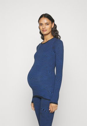 MAMALICIOUS MLKENYA ACTIVE - Μπλούζα με μακριά μανίκια - beaucoup blue