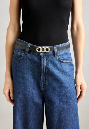 LEATHER - Ceinture - black