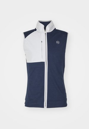 CLOUDSPUN VEST - Waistcoat - deep navy heather/ash gray