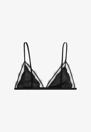 Massimo Dutti, Trojúhelníková podprsenka - black