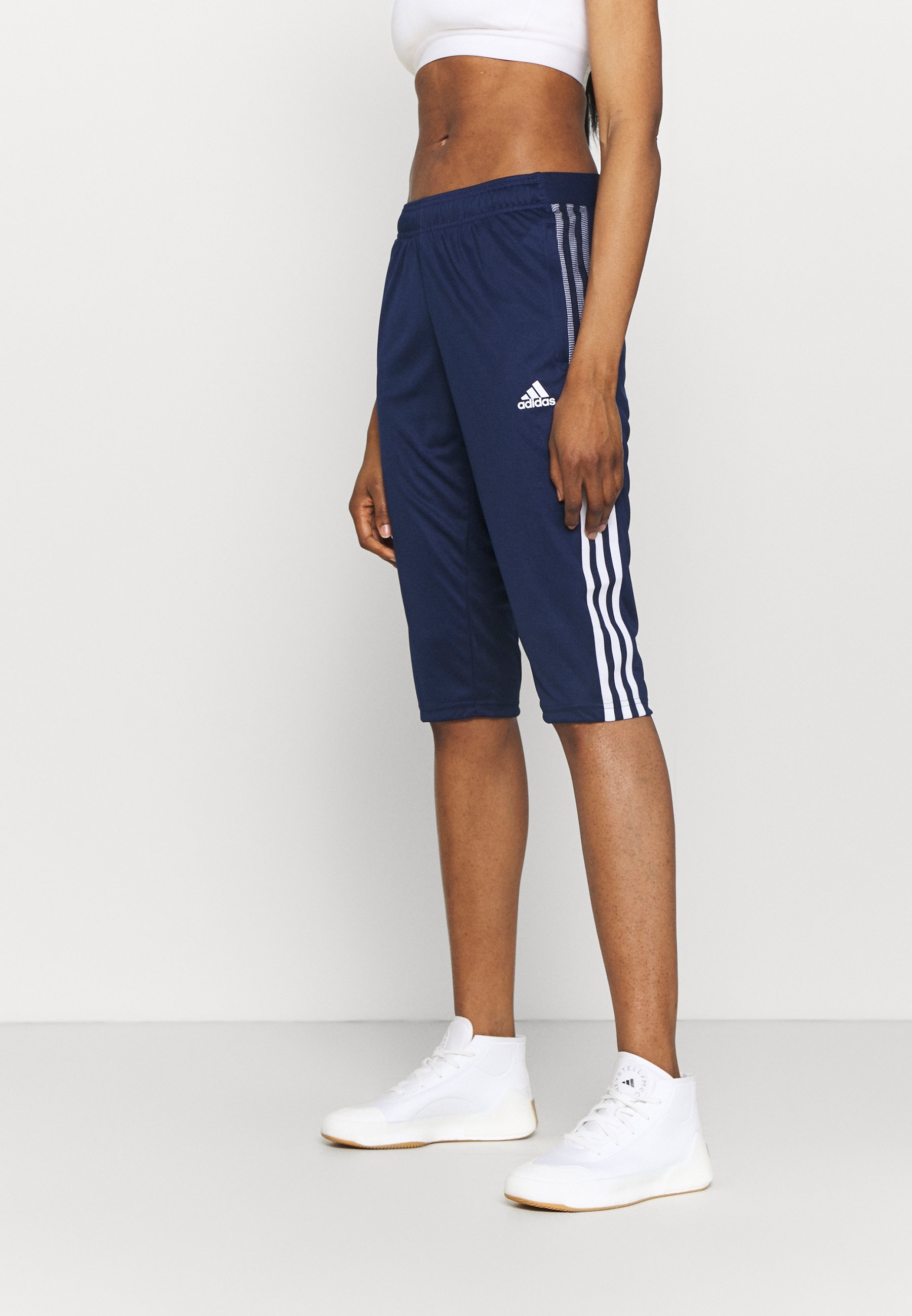 adidas Performance TIRO 21 - 3/4 sportbroek - blue/donkerblauw -