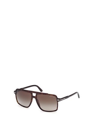 Tom Ford FT1177 KEMP - Sunglasses - dark avana smoke gray