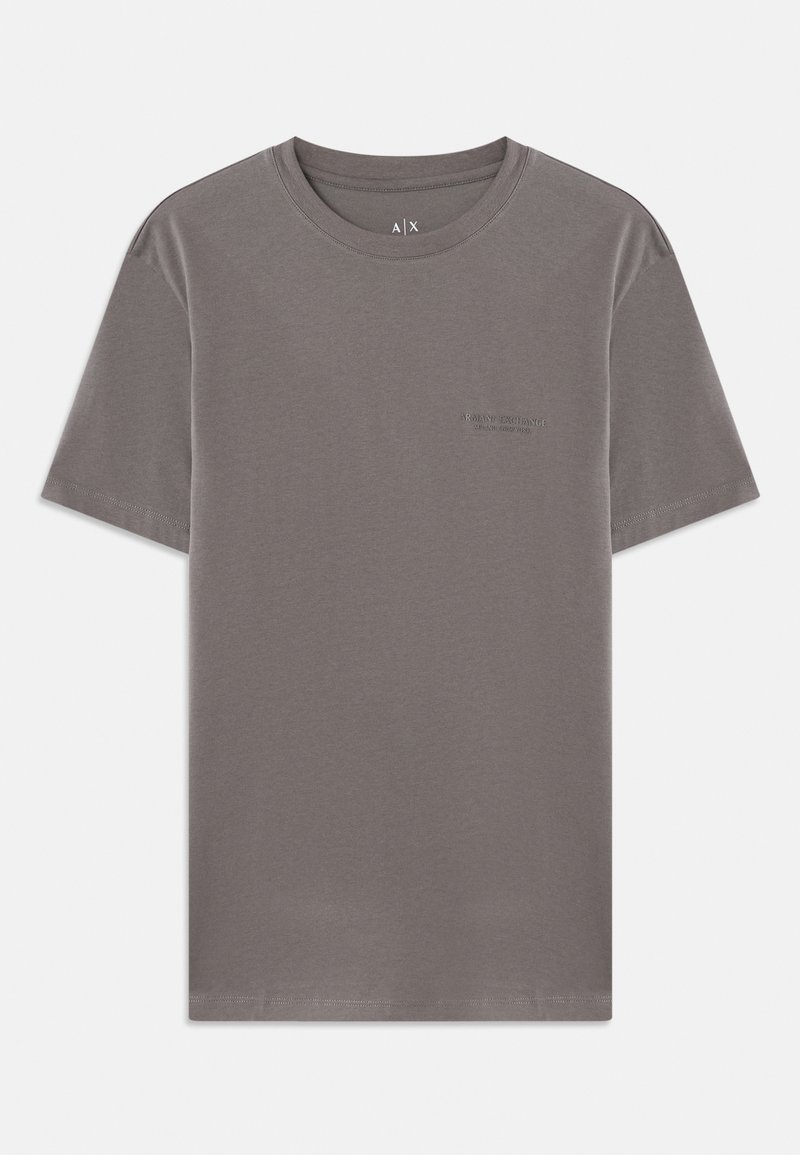Armani Exchange T-shirt basic donkergrijs