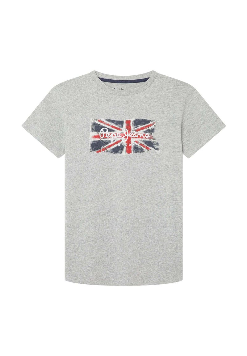 Pepe Jeans CLAG - Apdrukāts T-krekls - marl grey