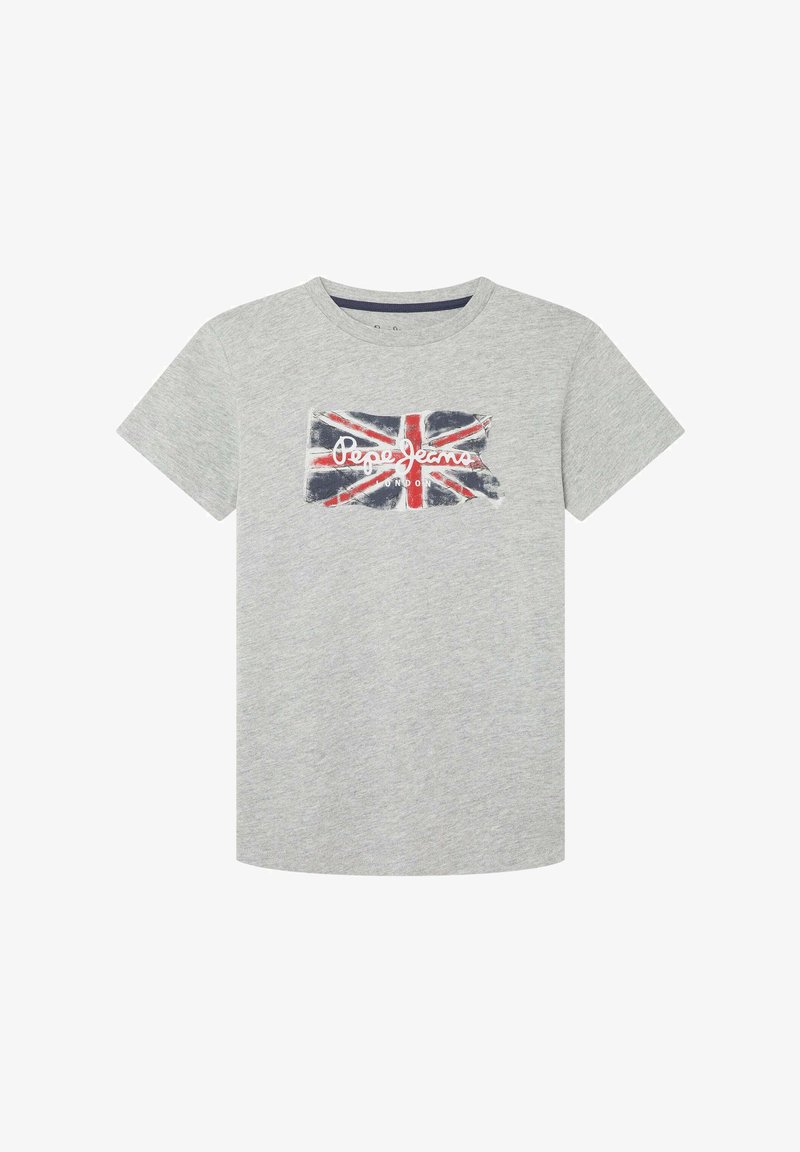 Pepe Jeans CLAG - Apdrukāts T-krekls - marl grey