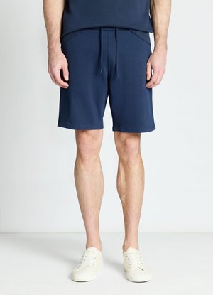 Calliope, PANTALONE GINNICO CORTO TINTA UNITA - Pantalon de survêtement - blu navy