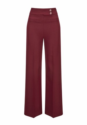 Nicowa, COREANA - Stoffhose - dunkelrot