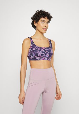 EXHALE PRINTED BRA A-C - Sutiã desportivo de suporte ligeiro - purple