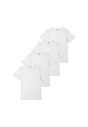 4 PACK - T-Shirt basic - weiß