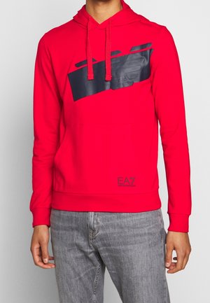 Felpa con cappuccio - red