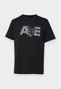American Eagle CORE TEE  - Camiseta estampada - black