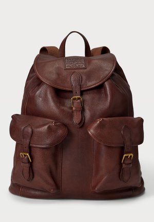 HERITAGE LEATHER BACKPACK UNISEX - Ryggsäck - british tan