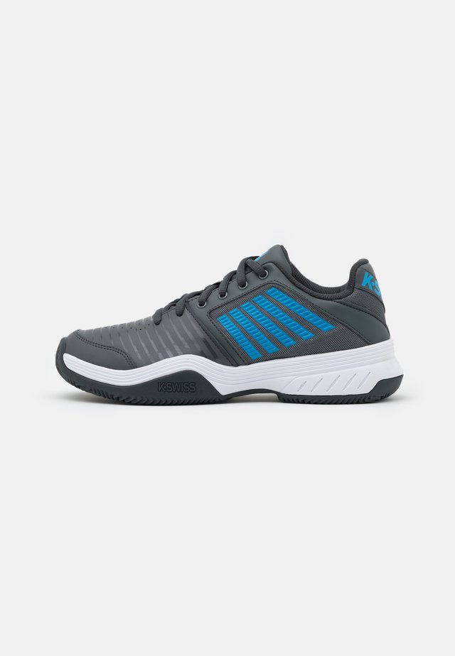 COURT EXPRESS - da tennis per terra battuta - dark shadow/white/swedish blue