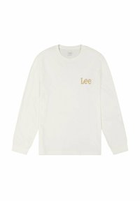 Lee WOBBLY TEE - REGULAR FIT - Pitkähihainen paita - ecru