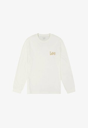 Lee WOBBLY TEE - REGULAR FIT - Langarmshirt - ecru