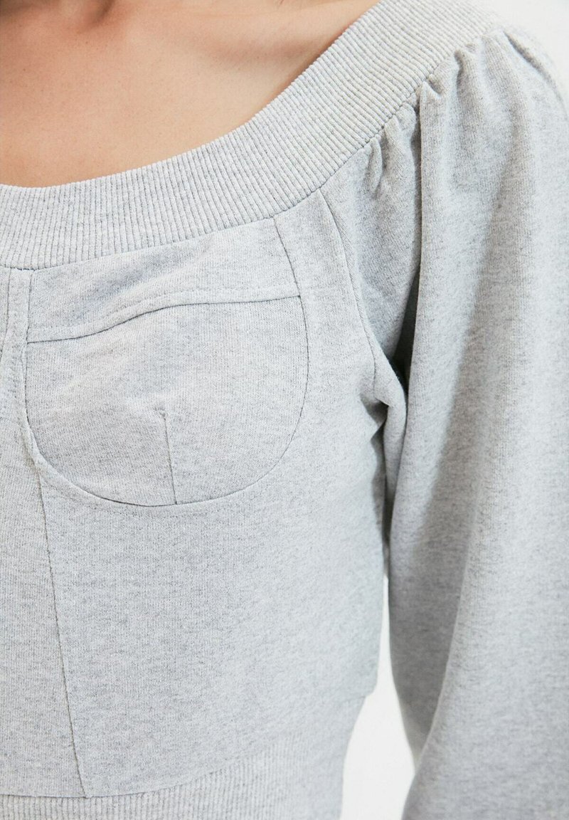 Damen Sweatshirts | Trendyol Sweatshirt grey/grau - KS24345 Damen Sweatshirts | Trendyol Sweatshirt grey/grau - KS24345