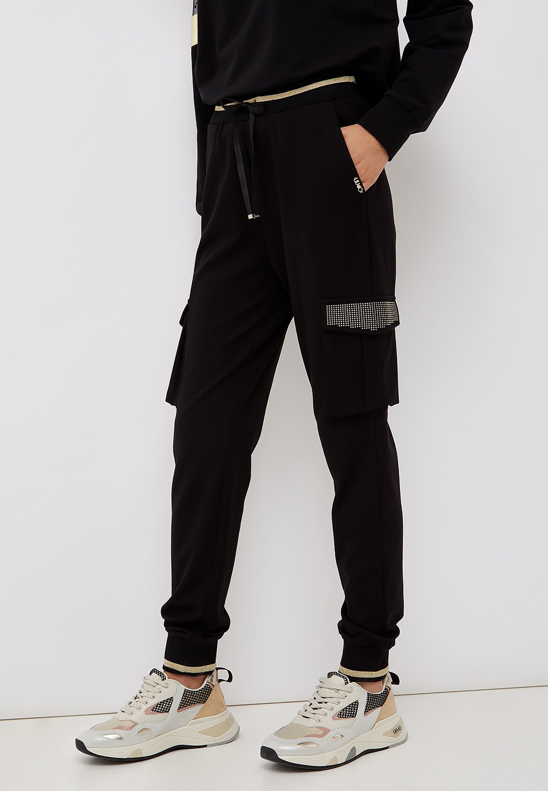 LIU JO Pantaloni cargo - black/nero - Zalando.it
