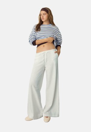WIDE-LEG  - Stoffhose - white