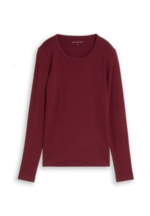 TOM TAILOR, Longsleeve - preppy plum