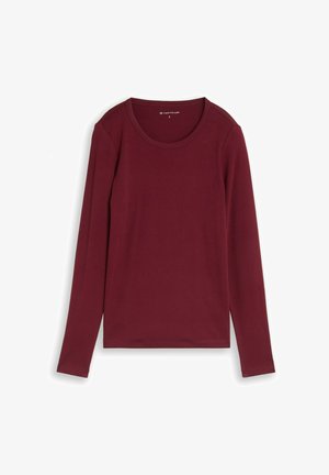 TOM TAILOR, Longsleeve - preppy plum