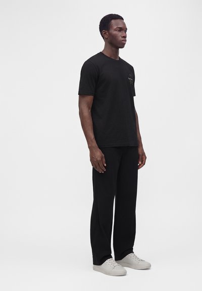 Paul Smith MENS FLOWER - Μπλουζάκι με στάμπα - black