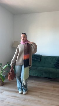 Even&Odd Écharpe - brown/green/orange