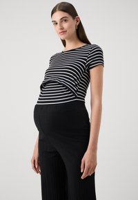 MAMALICIOUS MLNOELA PLISSE PANTS - Kelnės - black