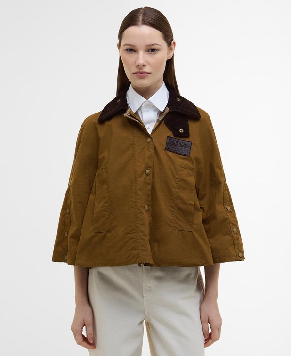 BARBOUR X ERDEM REVERSIBLE CLOVER SHOWERPROOF CAPE - Cape