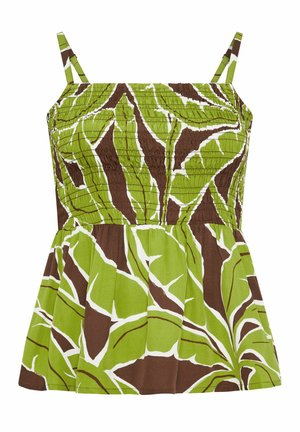 Yours Clothing, PLUS SIZE VESTS & CAMIS - Top - green