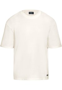 HEAVY PATCH - Jednoduché tričko - cream white