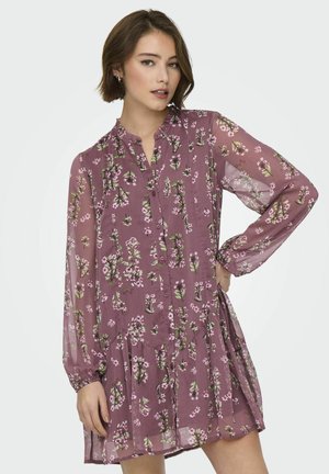 ONLEMILIE KURZES - Shirt dress - rose brown