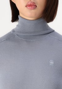 G-STAR CORE SLIM TURTLE KNIT - Pullover - dim grey