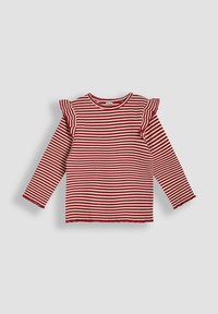 JoJo Maman Bébé 2-PACK CHERRY STRIPE FRILL - REGULAR FIT - Langarmshirt - cream