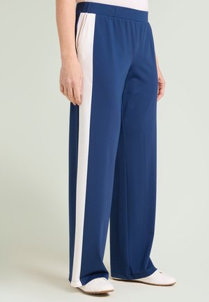 PULL-ON CON BANDE LATERALI - Jogginghose - blu